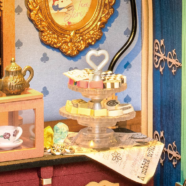 Rolife miniatures UK tea shop scene