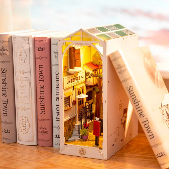 Rolife kits UK cosy café style book nook
