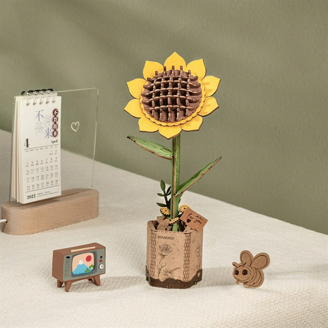 ROBOTIME Sunflower DIY Model Kit