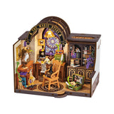 Rolife kits Magic Study DIY miniature house with wizard desk, potion shelves and detailed magical interior