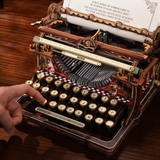 ROBOTIME ROKR Mechanical Typewriter Magic Version DIY wooden puzzle