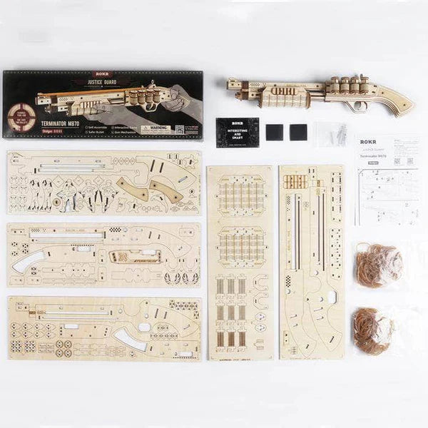 ROKR 3D puzzle M870 wooden build kit