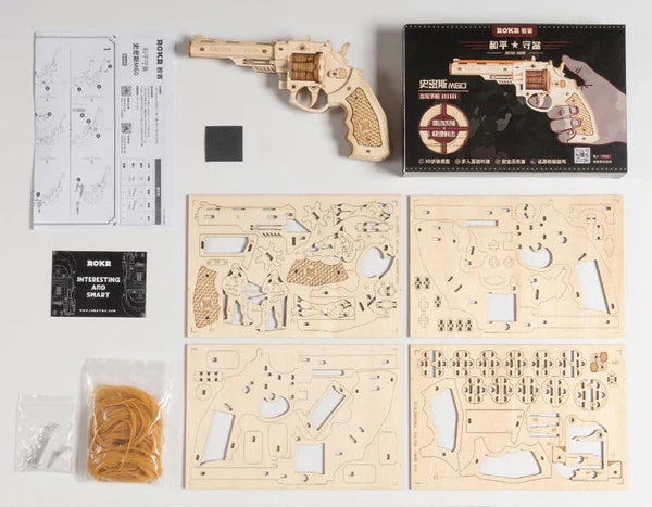 ROKR Corsac M60 wooden puzzle gun LQ401 kit
