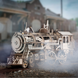 ROKR models steam train DIY kit