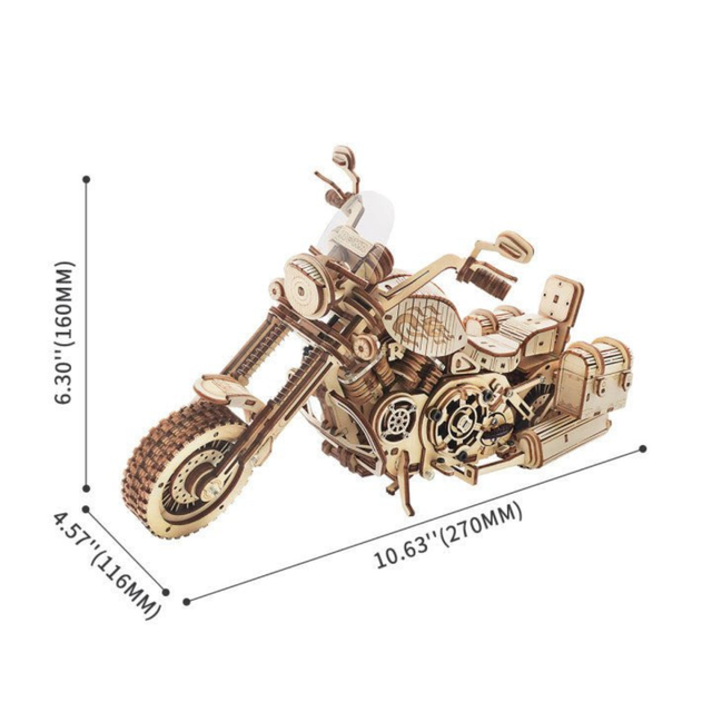 ROKR LK504 cruiser motorcycle with moving engine pistons