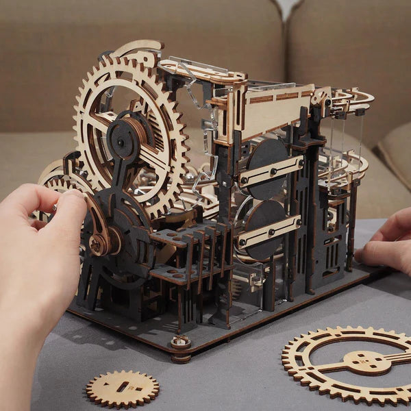 ROKR puzzle marble track with gears