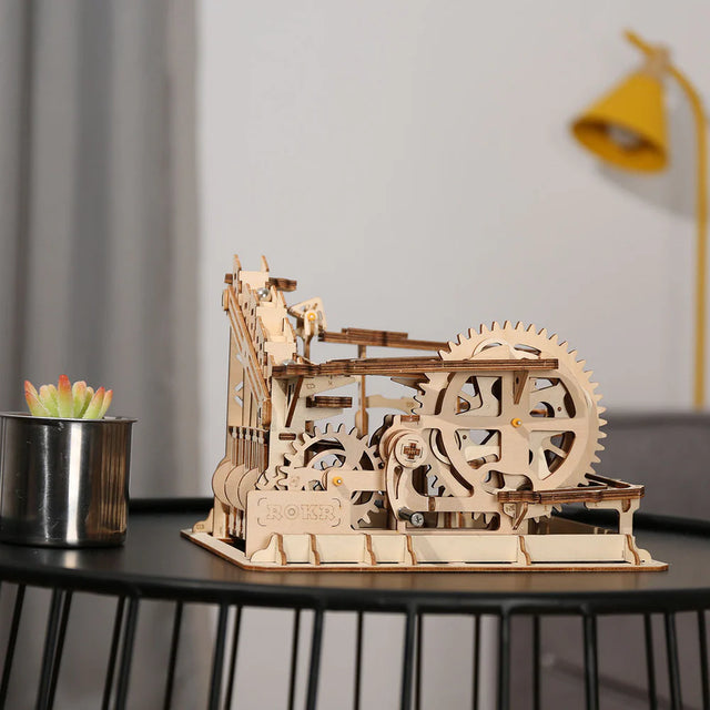 Robotime ROKR marble run wooden model lifestyle
