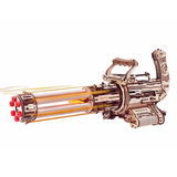 ROKR rotating barrel 3D wooden puzzle toy gun model LQA01