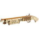 ROKR Terminator M870 wooden puzzle model kit