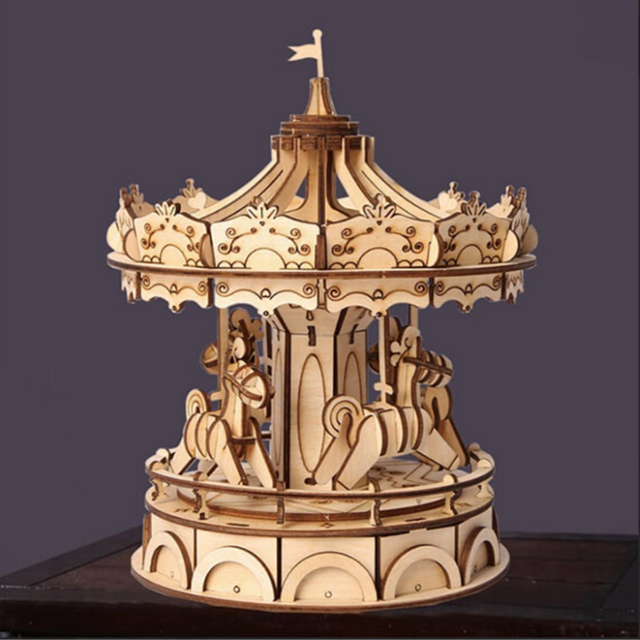 Rolife kits UK carousel wooden model