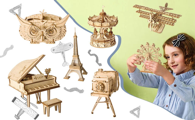 Rolife kits UK Ferris wheel wooden model collection