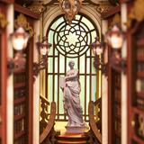 Rolife Library of Wonders book nook DIY 3D puzzle kit TGB16 detail