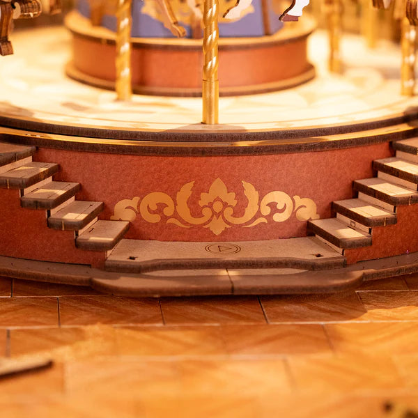 Rolife carousel music box 3D puzzle model