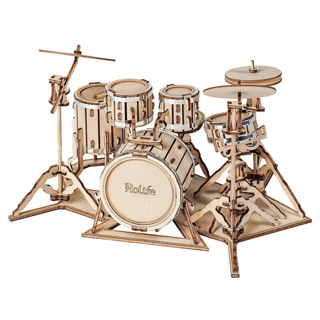 Rolife drum kit 3D wooden puzzle TG409