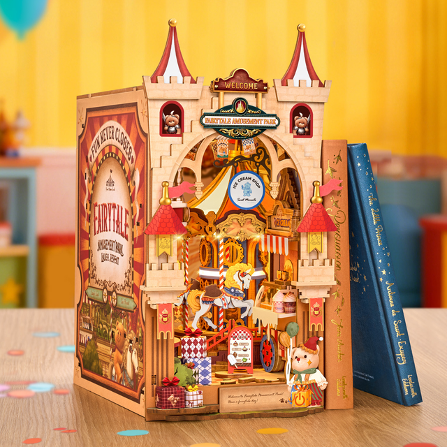 Rolife Fairytale Amusement Park book nook DIY model kit TGB17