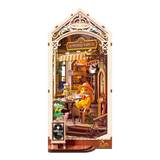 Rolife Holiday Café book nook DIY model kit TGB15