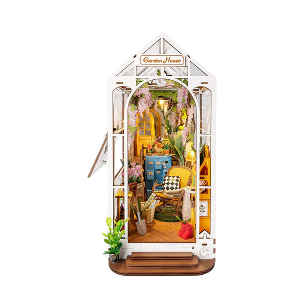 Rolife Holiday Garden House book nook TGB06 with LED light
