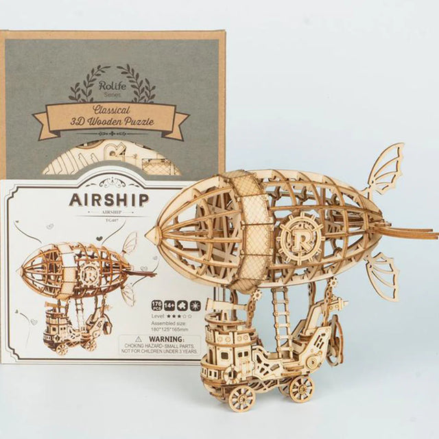 Robotime Rolife airship wooden kit