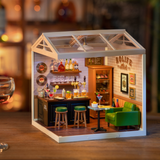 Rolife Leisurely Cheers Bar miniature house with detailed retro pub interior