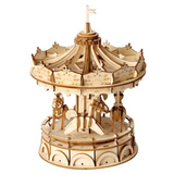 Rolife Merry-Go-Round 3D wooden puzzle TG404