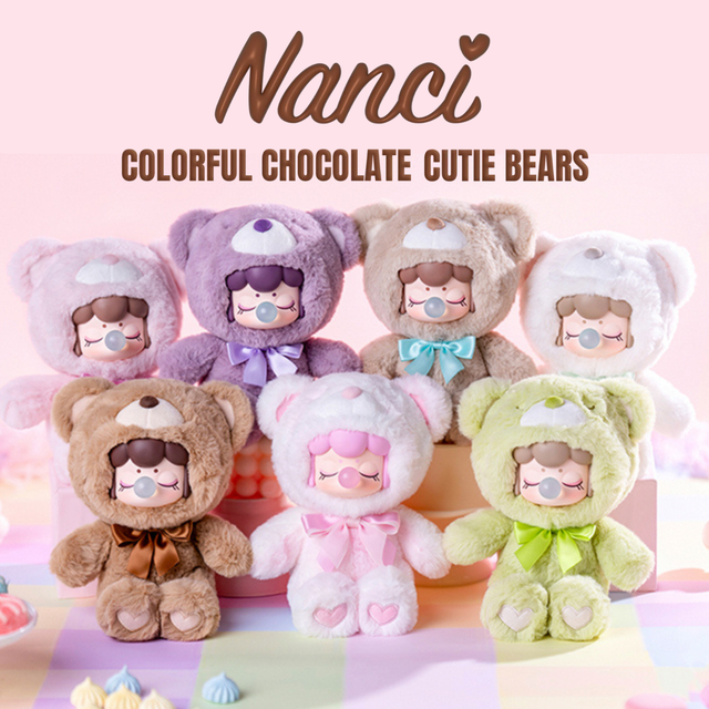 Rolife Nanci Cutie Bears blind box plush mystery box
