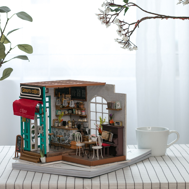 Rolife Simon's Coffee French café miniature house lifestyle