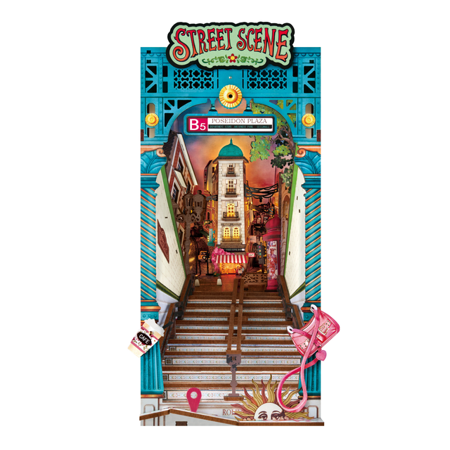 Rolife Street Scene book nook DIY model kit TGB13