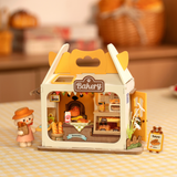 Rolife Teddy’s Breadbox DIY miniature house kit DS033 bakery lifestyle