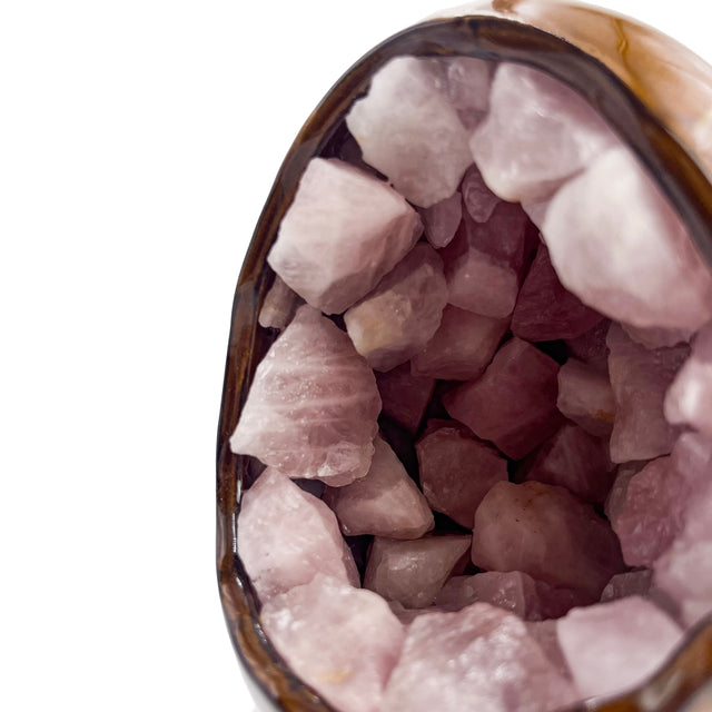 Dinosaur egg lamp rose quartz ambient lighting for gaming room and cute room decor 