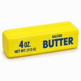 Salted Butter medium sensory squishy toy 13cm with navy printed design