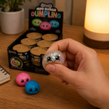 Rare glitter Scrunchems Mini Sugar Dumpling slow-rise squishy toy