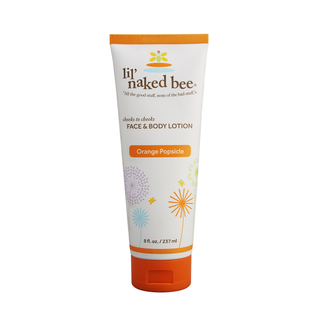 Sensitive skin body lotion for kids Naked Bee orange popsicle
