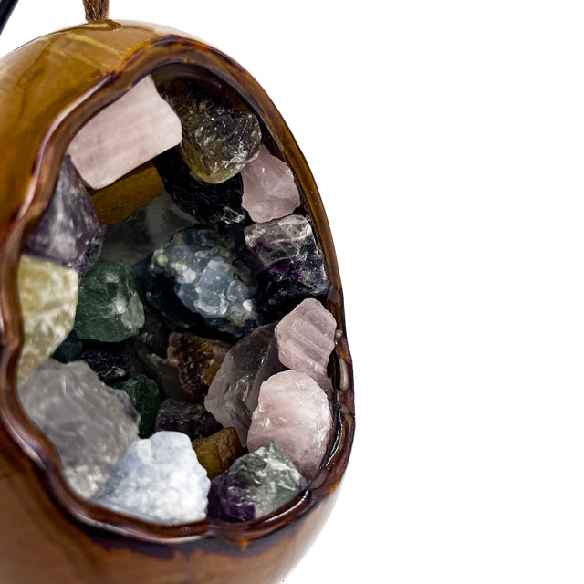 USB dinosaur egg lamp mixed minerals desk lamp for home office and bedroom 
