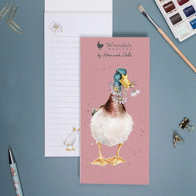 Wrendale Designs Duck Shopping Pad - Not a Daisy Goes By