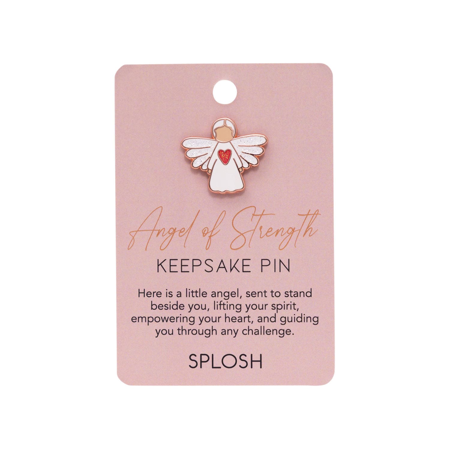 Splosh Angel of Strength Keepsake Pin – Guardian Angel Gift