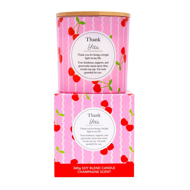 Splosh Thank You candle suitable as a thoughtful appreciation gift