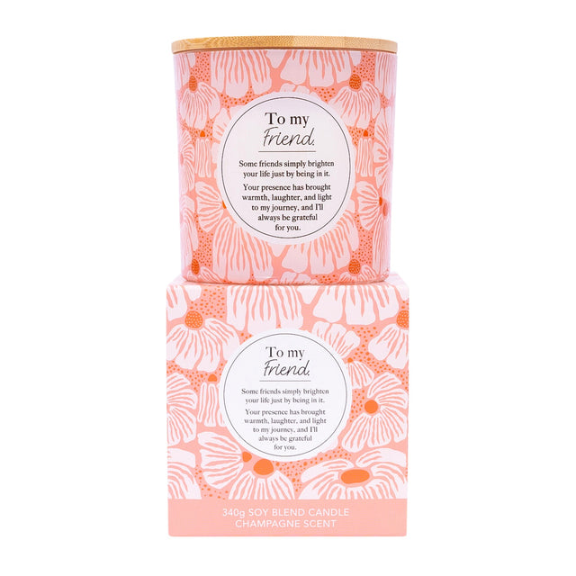 Splosh floral scented candle ideal as a thoughtful birthday gift for a friend