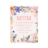 Cottage Grove Mum ceramic fridge magnets by Splosh with heartful message and floral design.