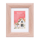 Splosh Cottage Grove wooden frame with Home design for 4x6 photo