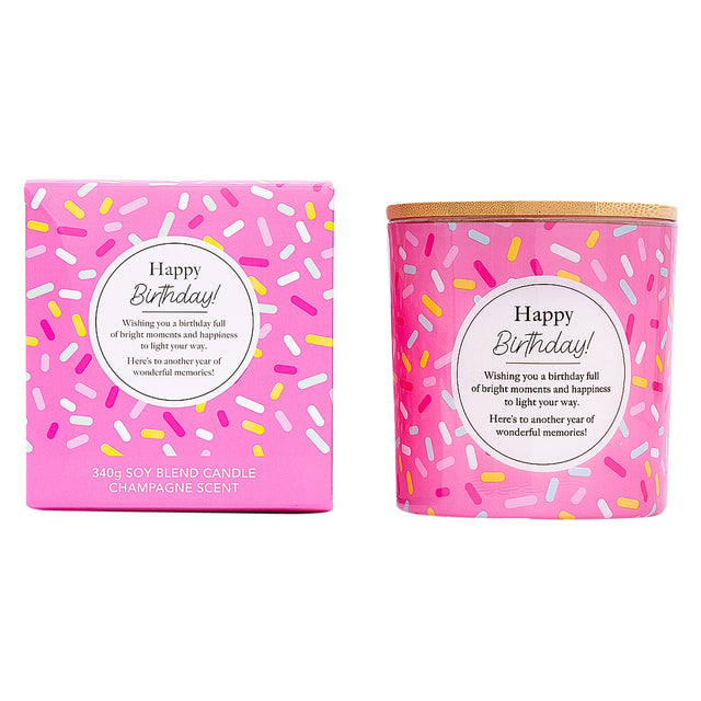 Splosh Meaningful Melts Happy Birthday dual wick scented candle