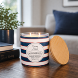 Splosh Meaningful Melts Dad candle with heartfelt To My Dad message