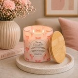 Splosh Meaningful Melts Daughter scented candle with heartfelt message