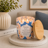 Splosh Meaningful Melts Thinking of You scented candle with wooden lid