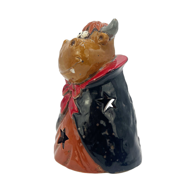 Spooky cow candle holder halloween decoration unique ornament