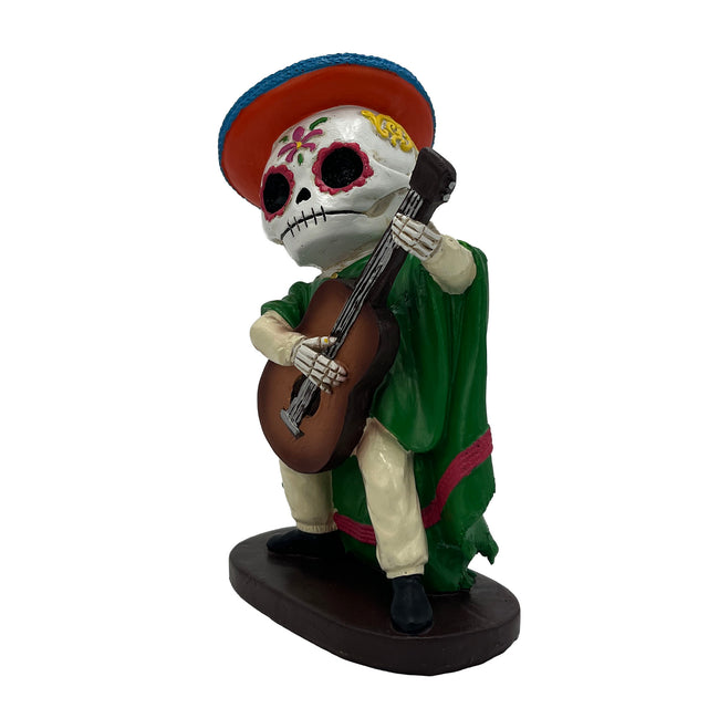 Spooky guitarist ornament halloween home decoration collectible piece