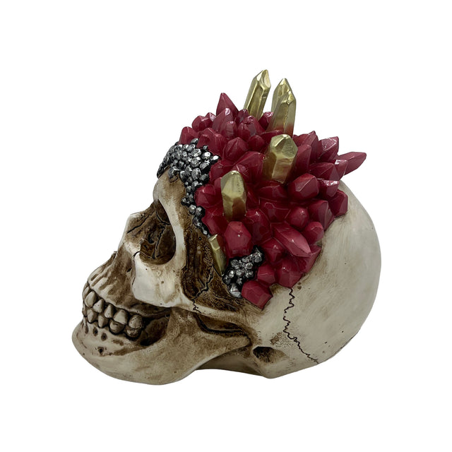 Spooky LED bloodstone skull lamp home decor lighting
