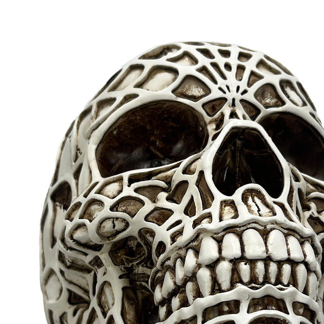 Spooky LED skull lamp halloween home decor lighting ornament detail