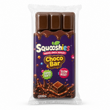 Brown Squooshies chocolate bar slow-rise sensory squishy toy in packaging