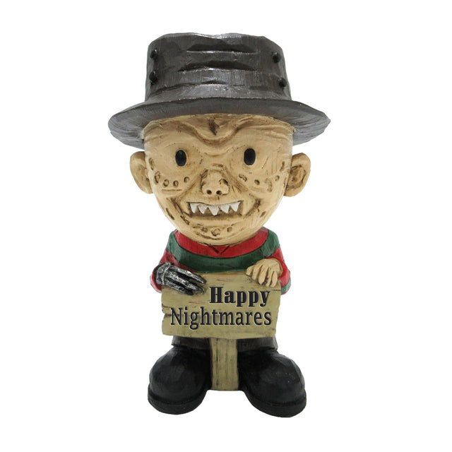 Striped Fred horror figurine gothic home decor nightmare style character