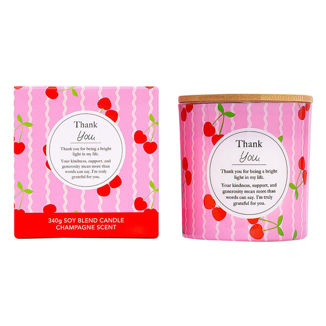 Thank You scented candle gift for someone special